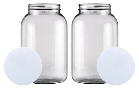 gallon jars with lids